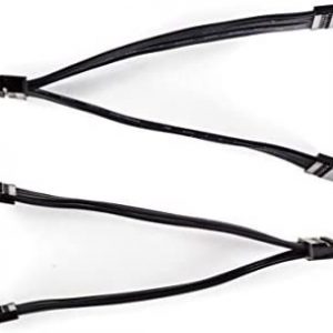 Litcessory Splitter for Philips Hue Lightstrip Plus (2 Pack, Black – STANDARD 6-PIN V3)