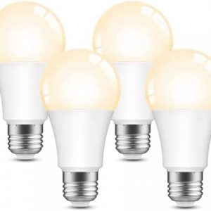 Beantech Smart Bulb, WiFi Light Bulbs, Smart Light Bulbs Work with Alexa & Google Assistant, A19 RGB Alexa Light Bulb, Soft White Light Bulb 2700K, Dimmable LED Light Bulbs, 4 Pack