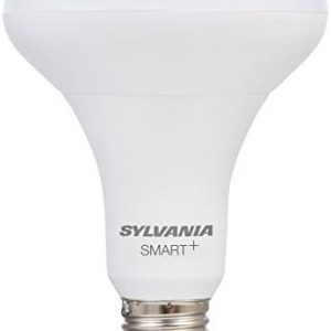 SYLVANIA SMART 10W BR30 LED Light Bulb for SmartThings and Alexa, Dimmable, 10 Year, 800 Lumens, 2700K, Soft White – 1 Pack (74581)