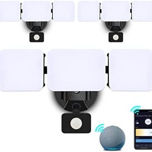 Bundle (3-Pack) – EMANER Smart Flood Light Outdoor, Motion Sensor Light 2700K-6500K Tunable and Dimmable, WiFi APP Control LED Floodlights