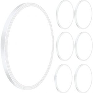 6 Pack 9 Inch Flush Mount LED Ceiling Light Fixture,Slim 24W Round 2400LM Thin Round Flat Led Ceiling Light White 6000K Surface Mount LED Ceiling Light 200W Equivalent for Kitchen,Stairwell,Bedroom
