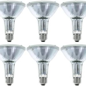 Philips 419549 Halogen PAR30L 75 Watt Equivalent Flood Light Bulb for Recessed Indoor and Outdoor Fixtures, 6 Pack