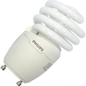 Philips Lighting 454207 EL/mdTQS Energy Saver Compact Fluorescent Lamp 18 Watt GU24 Base 1250 Lumens 80 CRI 2700K Warm White