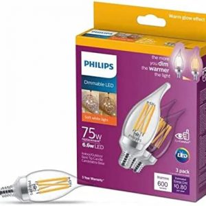 3PK 6.6W CND SW LED Bulb 556506