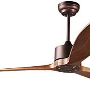 reiga 65″ DC Motor Indoor Outdoor Modern Smart Large Ceiling Fan with 3 Wood Blades Wifi Alexa App Remote Control for Patio Garage Farmhouse Oil-Rubbed Bronze