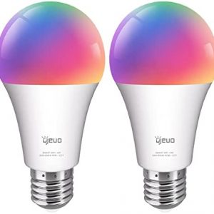 KOZIRO Color Changing Light Bulb,Dimmable RGB Light Bulb 12 Colors,Bluetooth Smart Light Bulbs Works with Alexa & Google Assistant or App Control,3000-6000K Great for Home, Stage, Party,Bar,Wedding