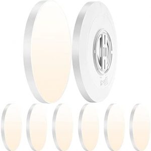 6 Pack 2880LM Flush Mount LED Ceiling Light Fixture Color change 3 in1 (3000k/4000k/6000k)Thin Rimless Ceiling lighting Surface Mount 120V Mosquito Waterproof for Kitchen Bedroom Utility Closet Room
