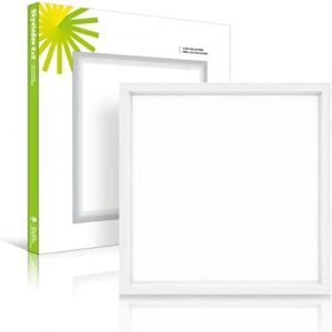 2×2 LED Flat Panel Light Surface Mount Edge-Lit Ceiling Light, 45W/4200Lumens, 4000K&Triac Dimmer,Built in Internal Drive. Ceiling Light Fixture with ETL Ideal for Kitchen,Hallway,Gym,Office,Basement