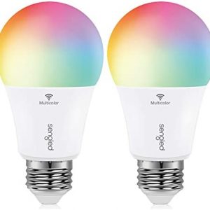 Sengled Smart Bulb, Color Changing Smart Bulbs Work with Alexa & Google Assistant, WiFi Light Bulbs No Hub Required A19 RGB Multicolor LED Light Bulb 60W Equivalent 800LM, 2 Pack